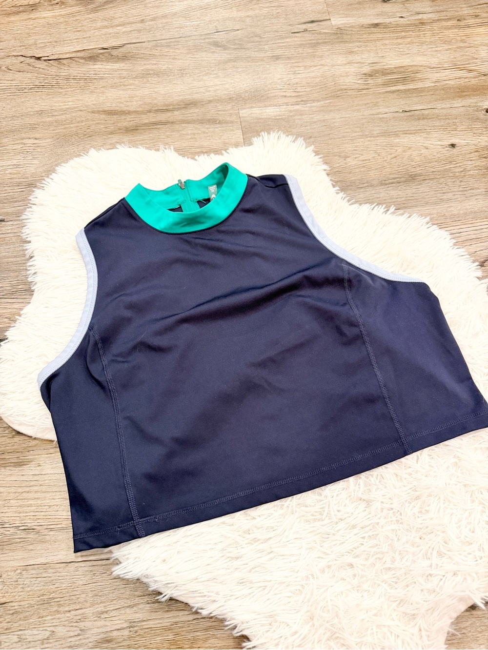 MTA Sport Athletic Top Cropped 2X Gym Athleisure